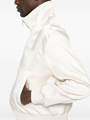 Zip-Up Sweater White