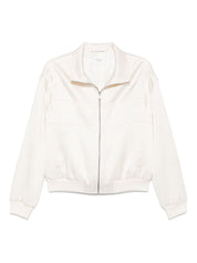 Zip-Up Sweater White