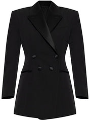 Smoking Wool Jacket Black