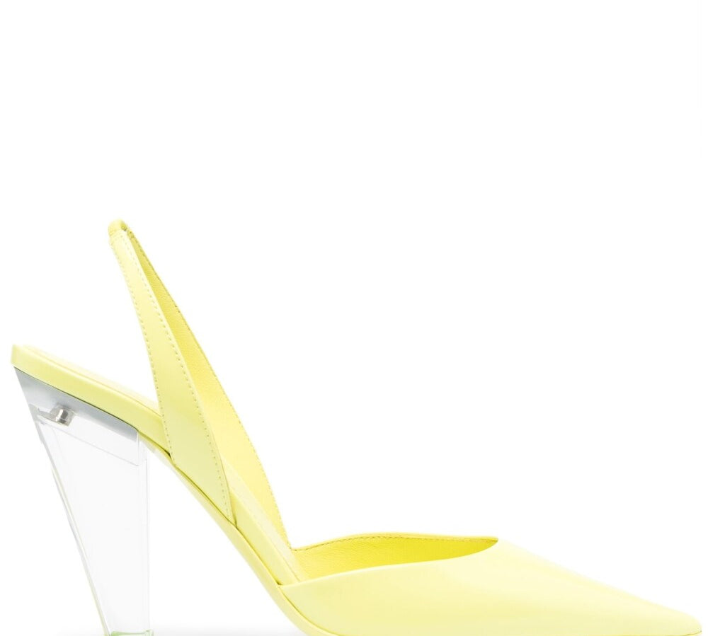 3Juin Calf Leather Pointed Toe High Heels Side View 