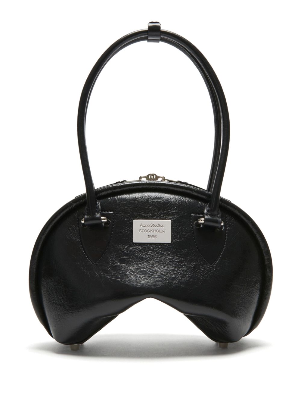 Acne Studios Bowlina Mini Shoulder Bag Black Front view 