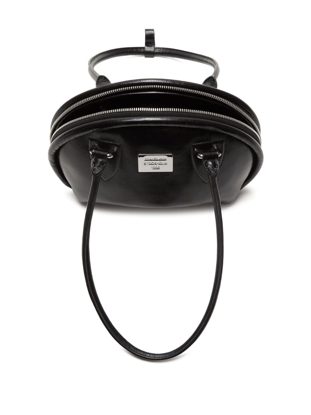 Acne Studios Bowlina Mini Shoulder Bag Black Top View 