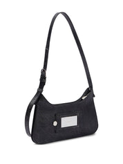 Acne Studios Platt Mini Leather Shoulder Bag Black Side View