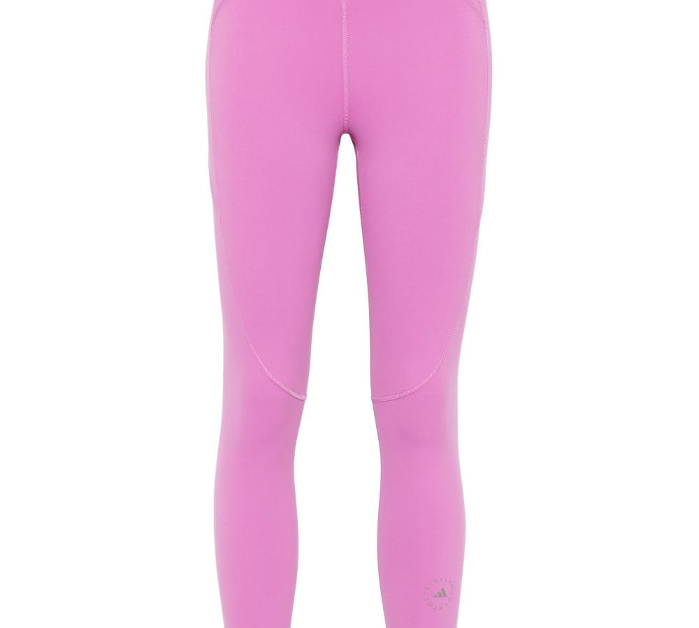 Adidas by Stella McCartney Elasticated Waistband Logo Print Leggings Front View