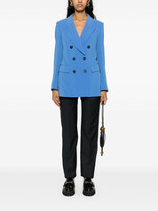 Alberto Biani Long Sleeve Double Breasted Button Fastening Jacket Front Far View