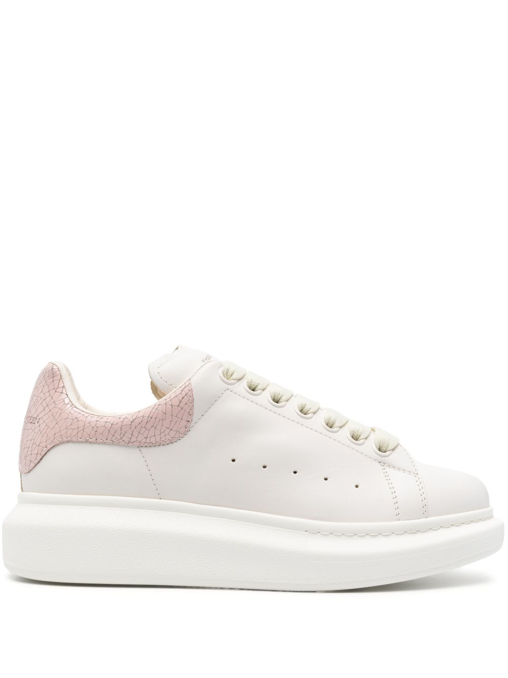 Alexander McQueen Oversized Leather Sneakers Powder Pink 1 