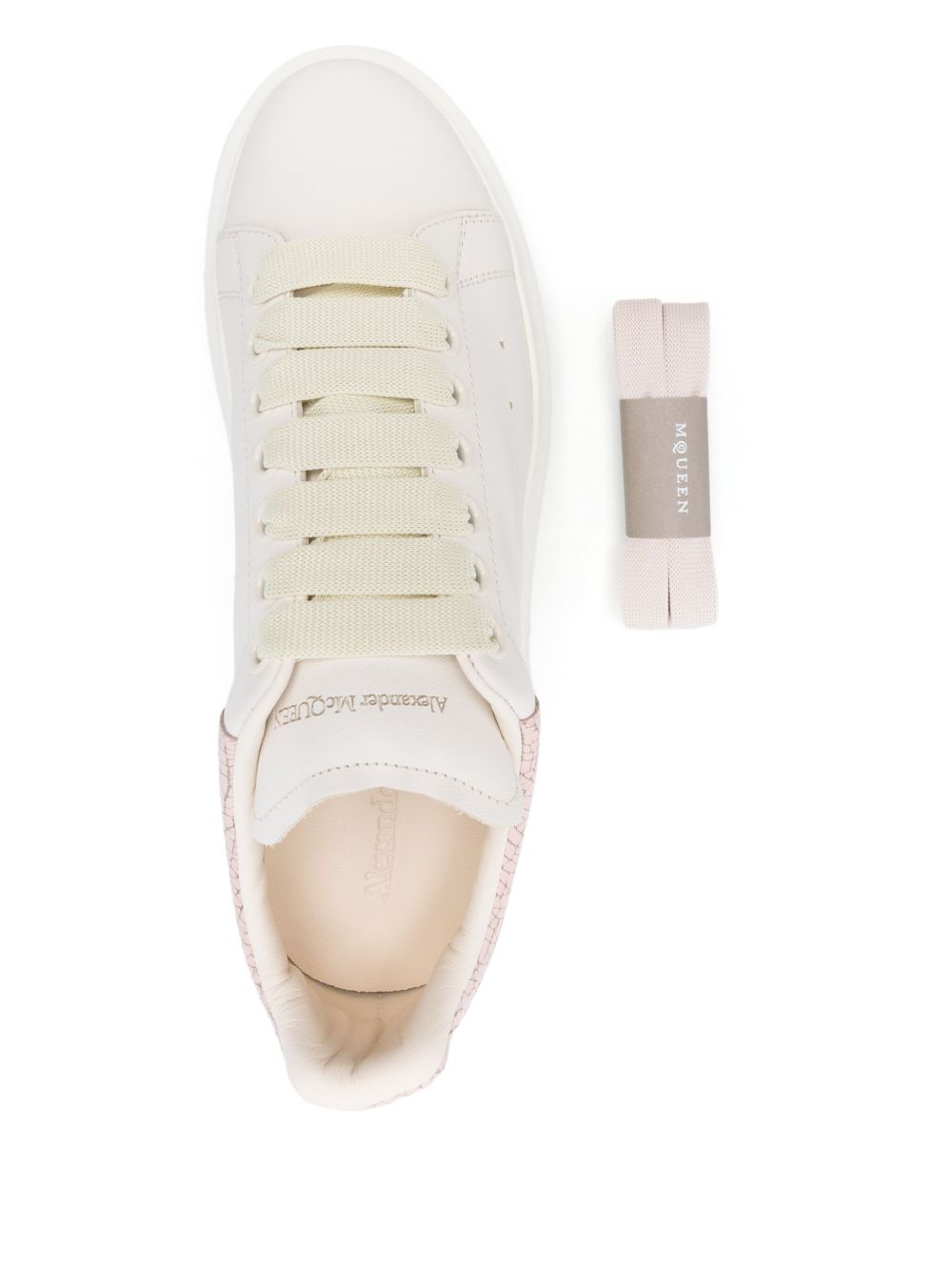 Alexander McQueen Oversized Leather Sneakers Powder Pink 3 