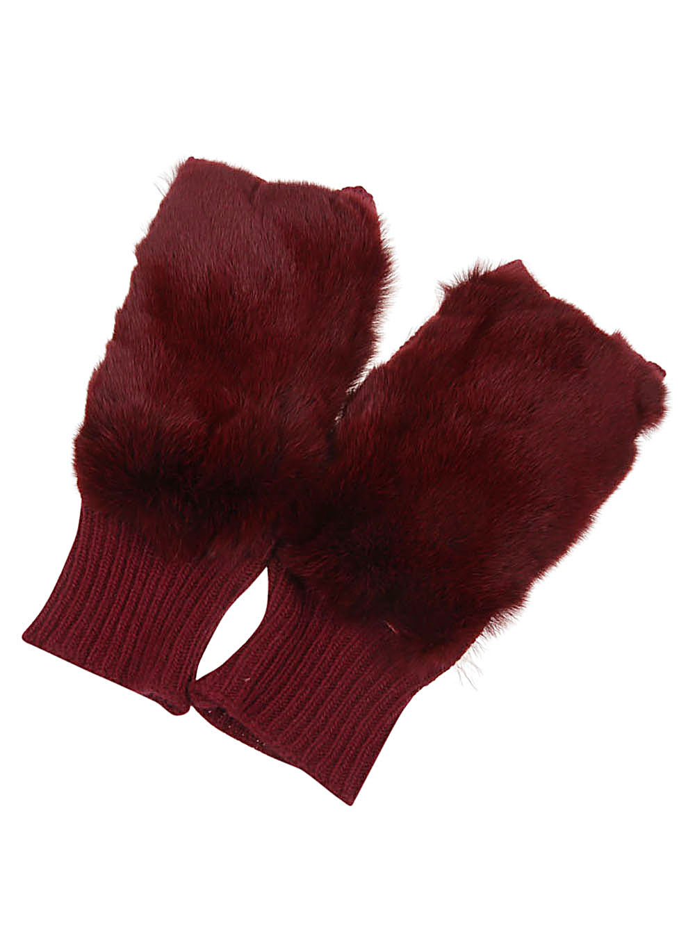 Alpo_Shearling_Gloves_Red Top View