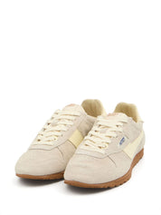 Autry Front Lace-Up Padded Ankle Sneakers Front Side View