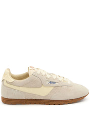 Autry Front Lace-Up Padded Ankle Sneakers Side View