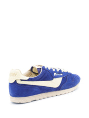 Autry Windspin Suede Lace-Up Low Sneakers Back Side View