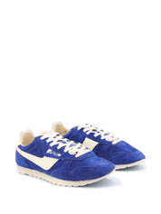 Autry Windspin Suede Lace-Up Low Sneakers Front Side View
