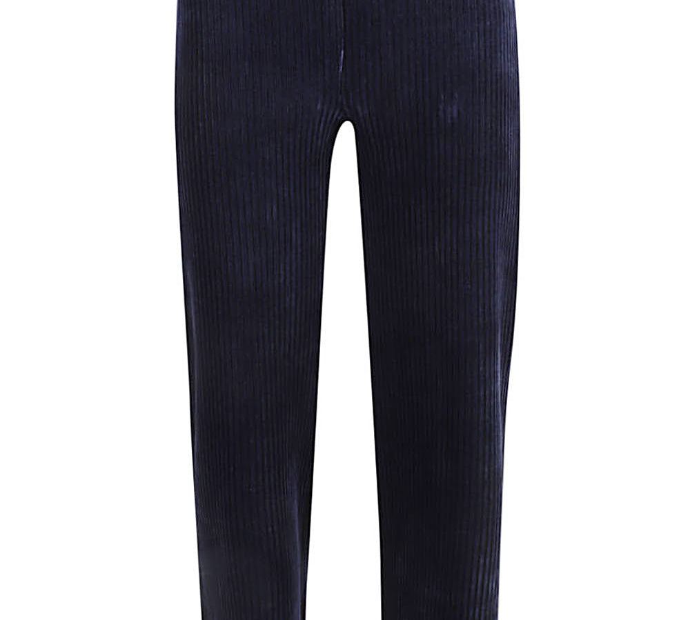 Avenue Montaigne Relaxed Large Leg Elasticated Trousers Front View