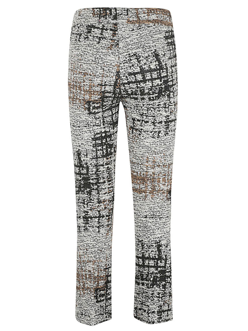 Avenue Montaigne Short-Cut Elasticized Trousers Back View