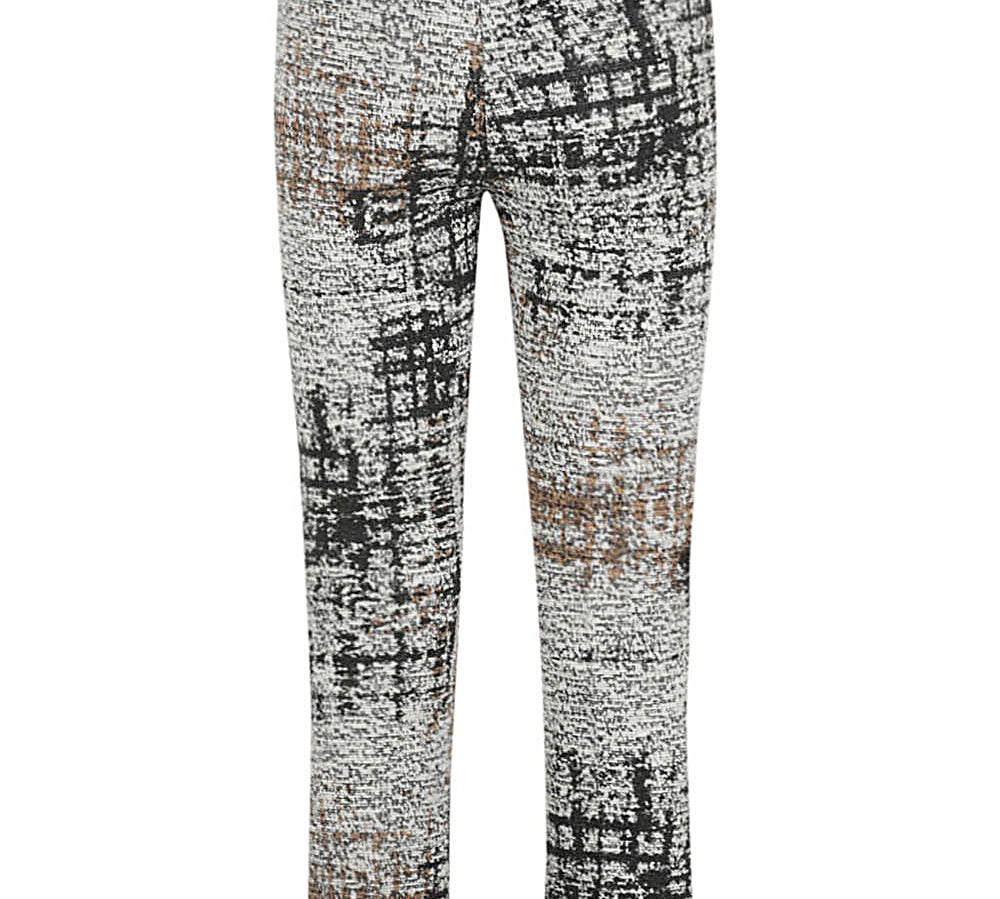 Avenue Montaigne Short-Cut Elasticized Trousers Back View