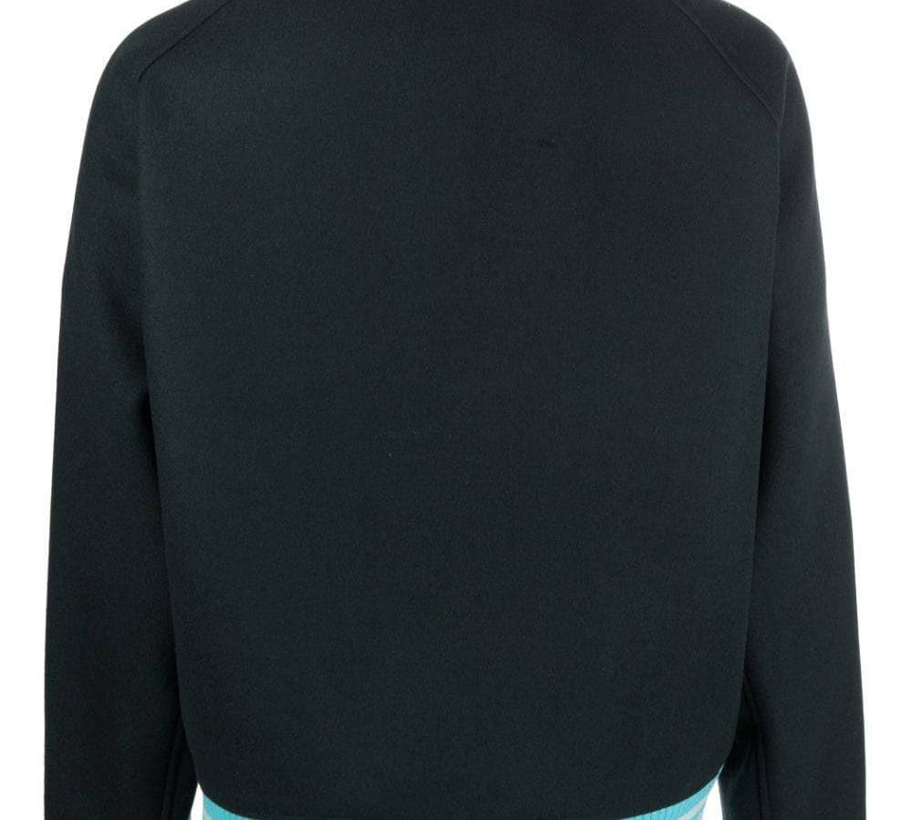 Awake NY Logo-Print Wool-Blend Bomber Jacket back View