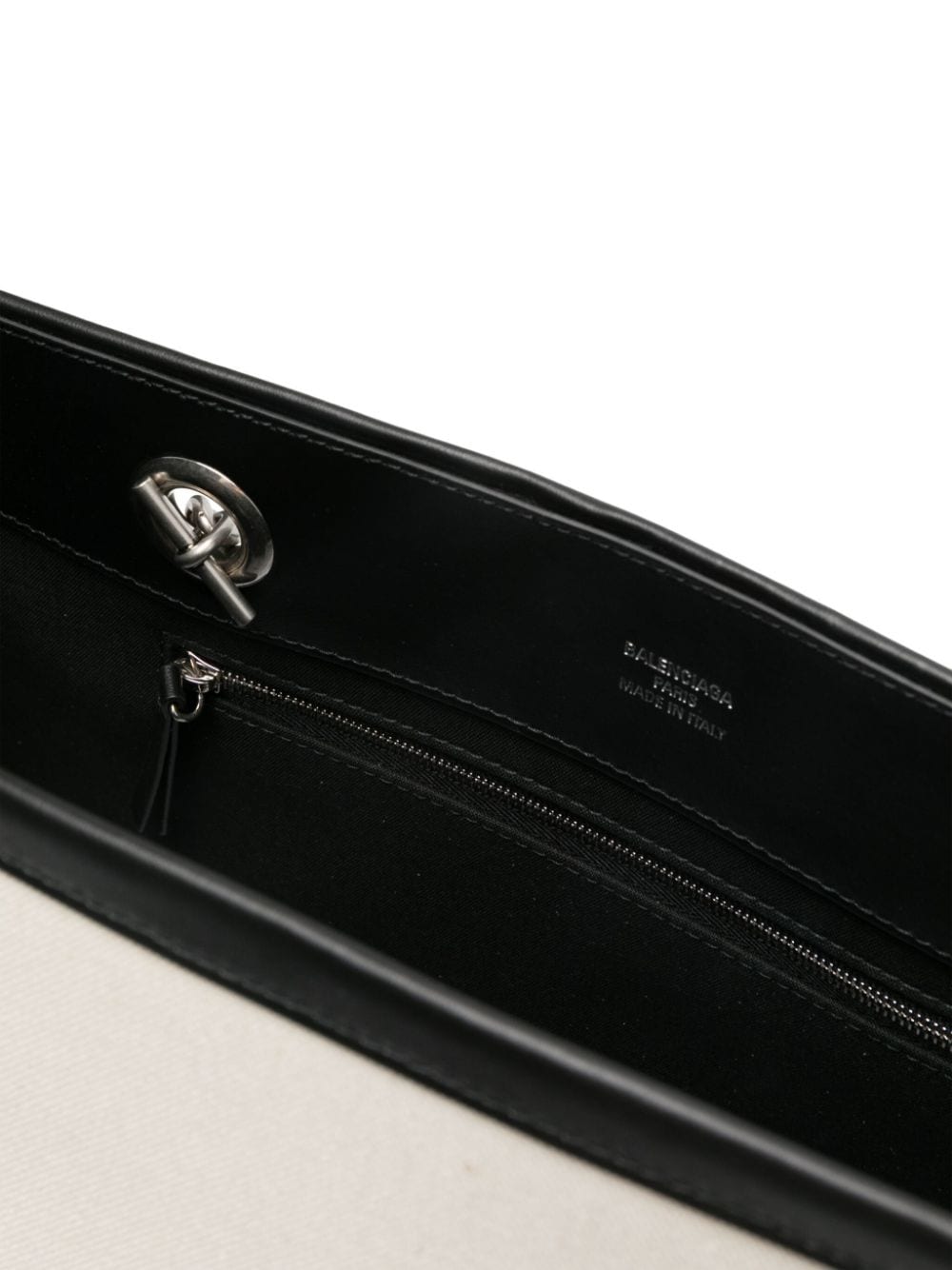 Balenciaga Logo Print Canvas Tote Bag Top View