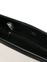 Balenciaga Logo Print Canvas Tote Bag Top View