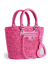 Balenciaga Small Shoulder Bag Le Cagole Panier Front Side View