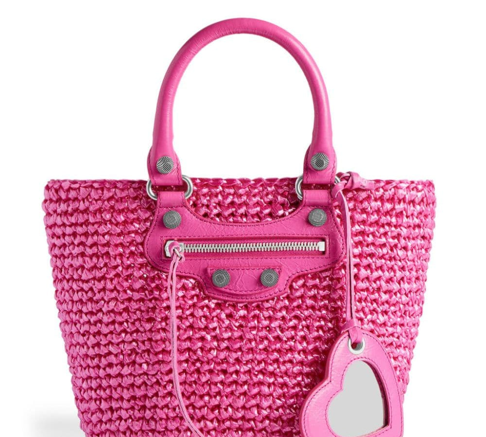 Balenciaga Small Shoulder Bag Le Cagole Panier Front View