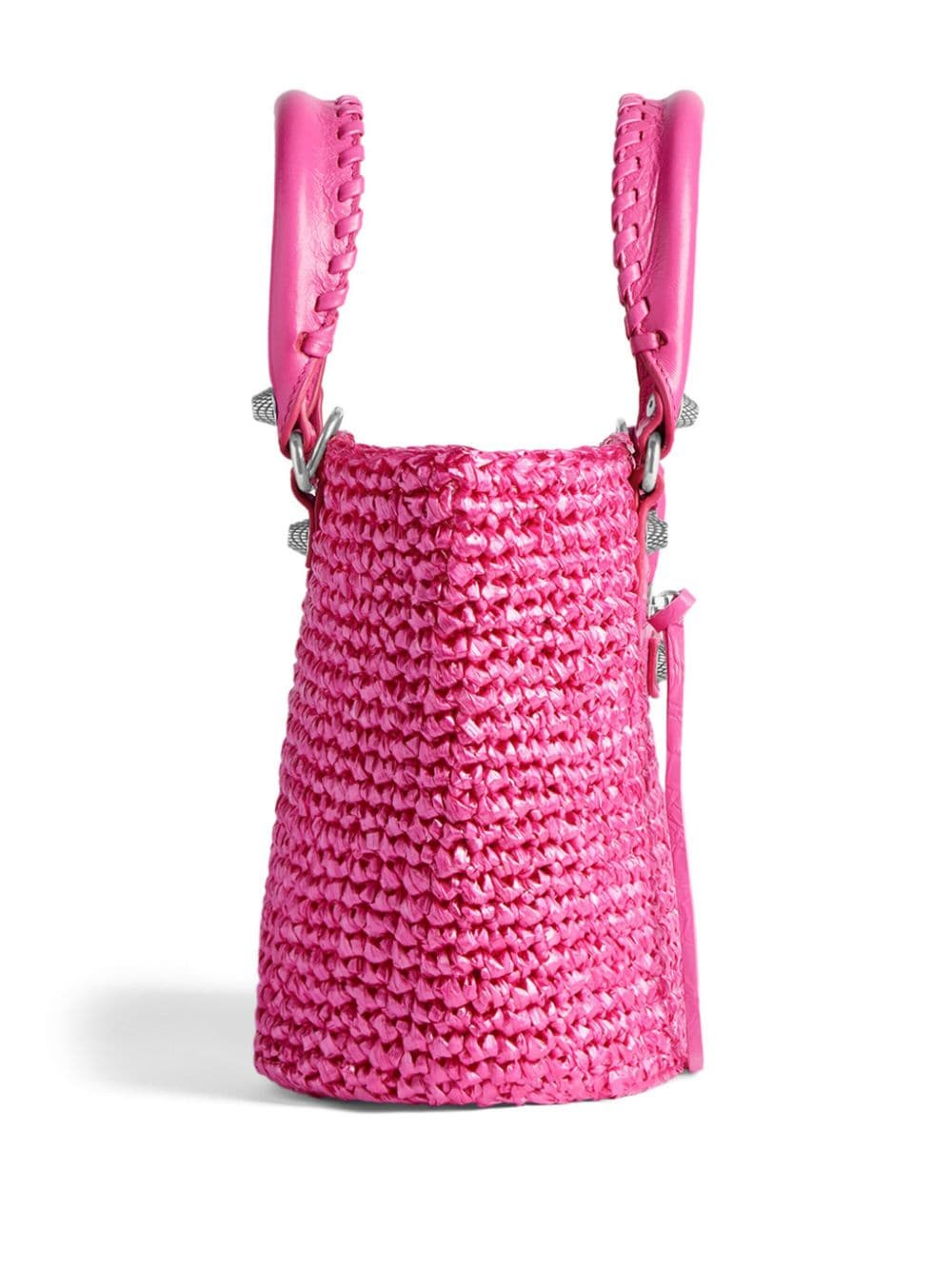 Balenciaga Small Shoulder Bag Le Cagole Panier Side View