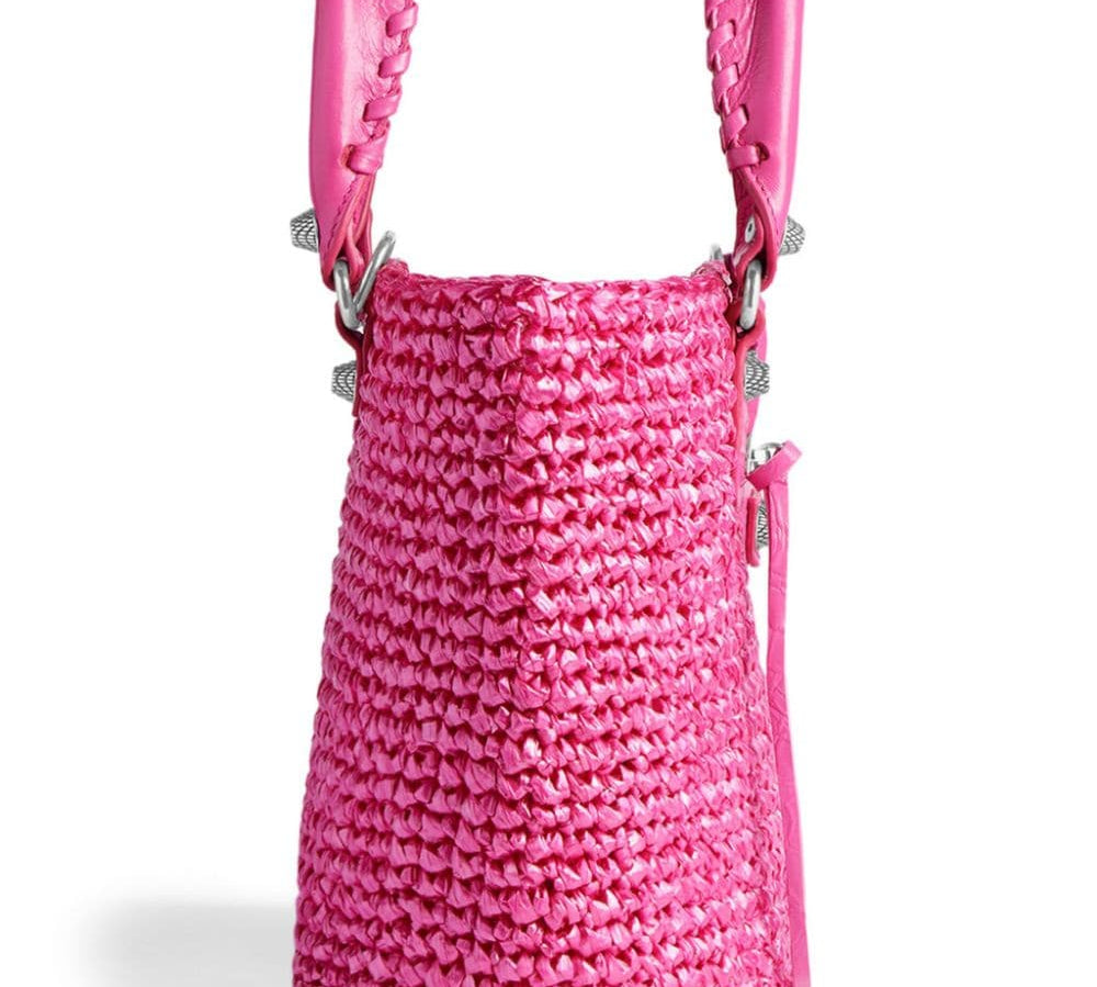 Balenciaga Small Shoulder Bag Le Cagole Panier Side View