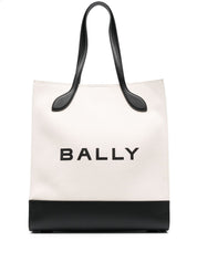 Bally Logo-Print Tote Bag Front View