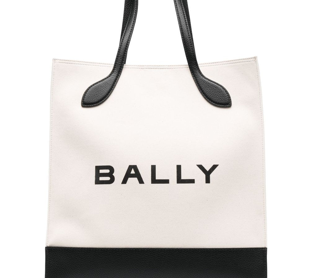 Bally Logo-Print Tote Bag Front View
