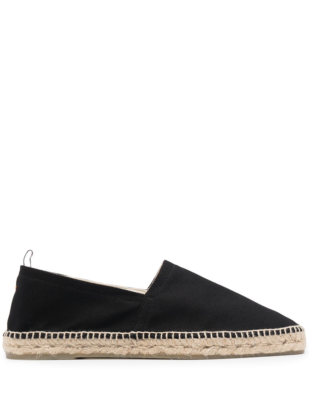 Castañer Pablo Cotton Canvas Espadrilles Black Side View 