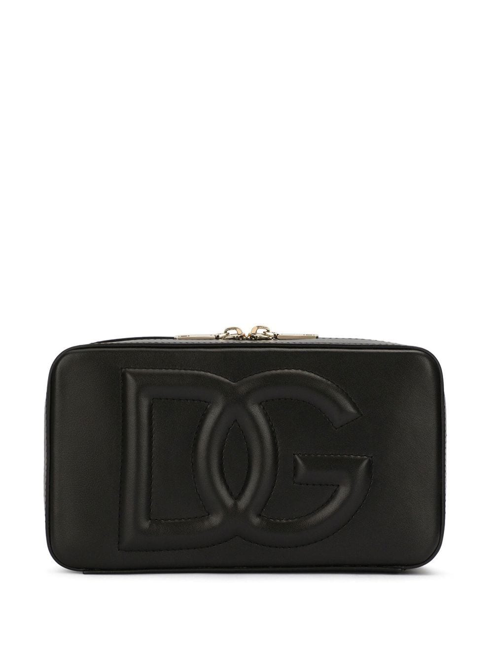 Dolce & Gabbana Small DG Logo Camera Shoulder Bag Black