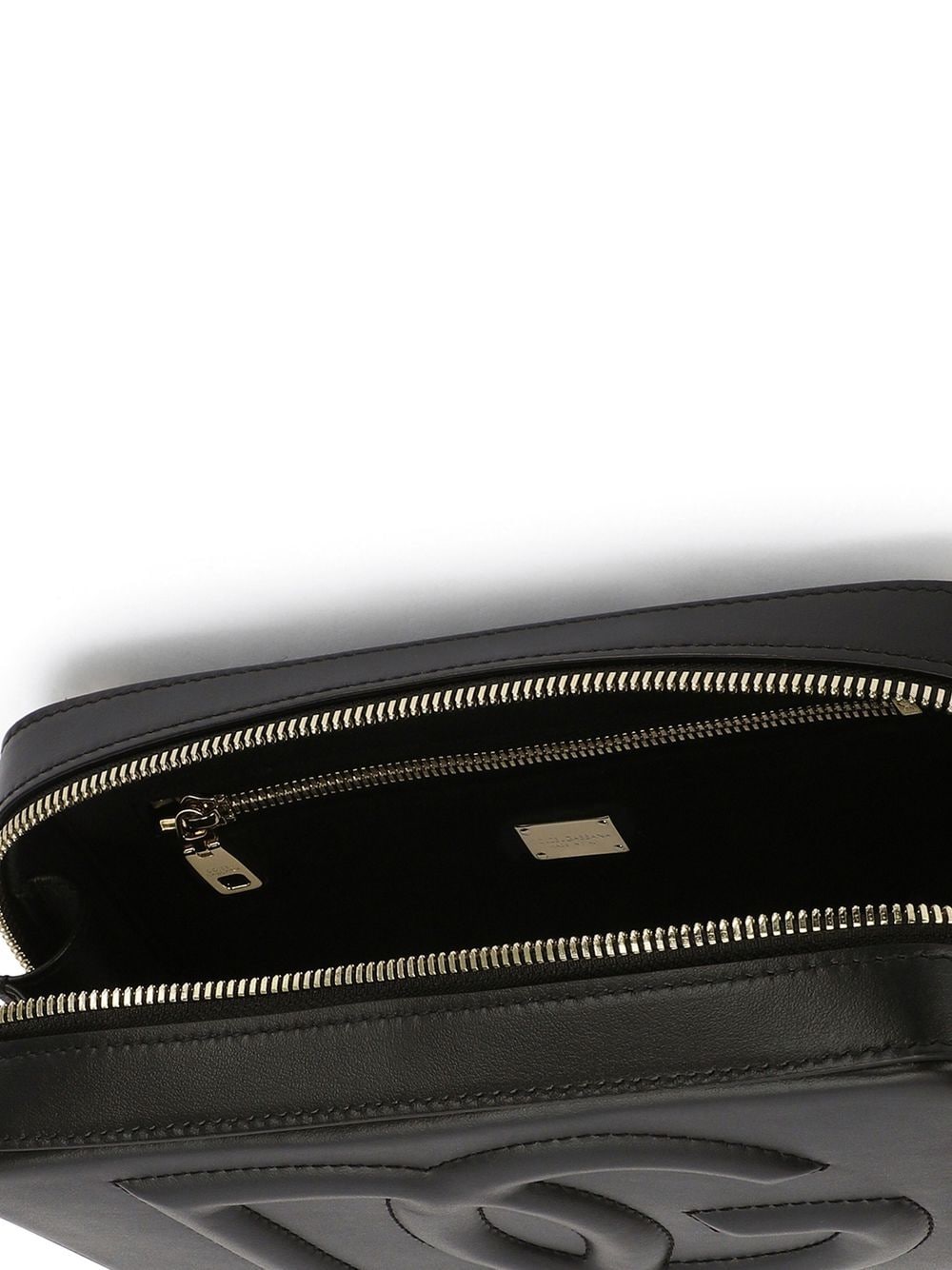 Dolce & Gabbana Small DG Logo Camera Shoulder Bag Black