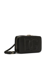 Dolce & Gabbana Small DG Logo Camera Shoulder Bag Black
