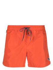 Paul Smith Swimming Trunks Orange Front View 