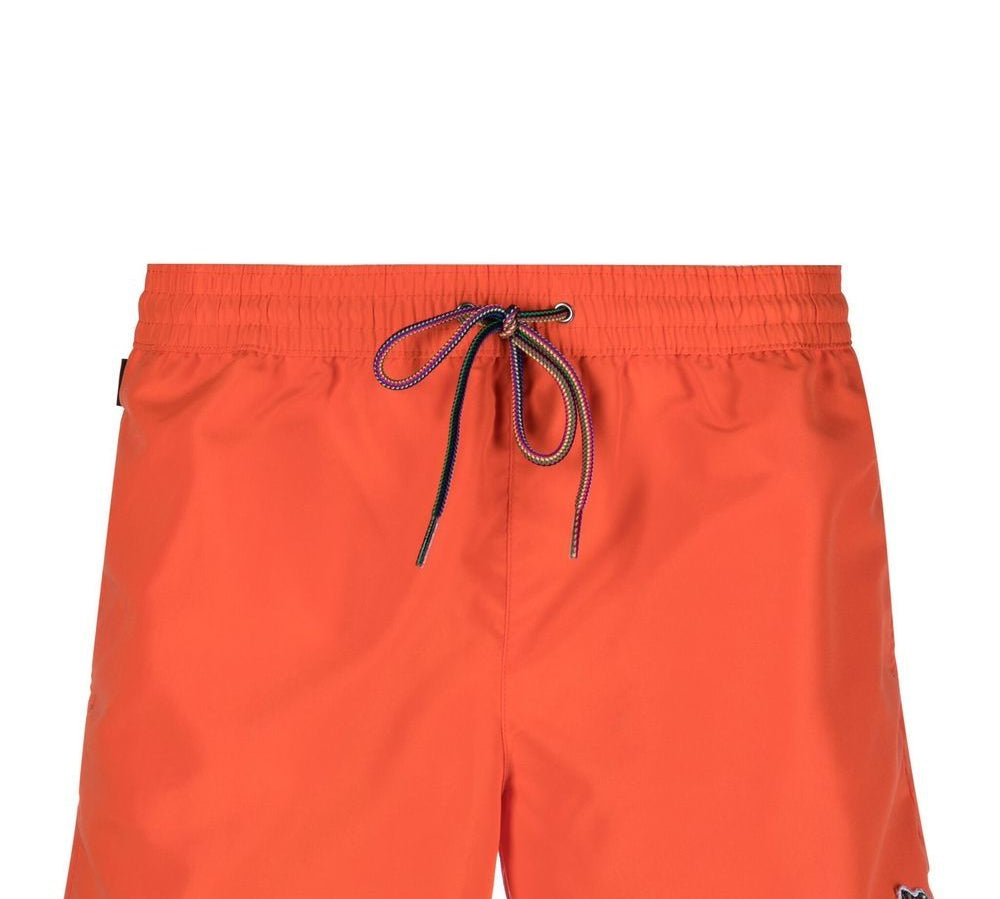 Paul Smith Swimming Trunks Orange Front View 